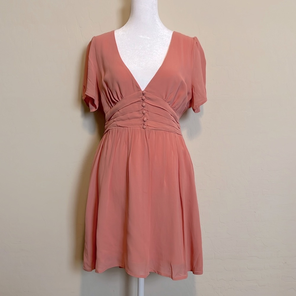 Woven Dress Peach Size L